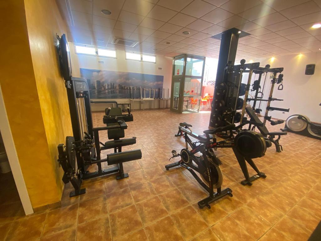 Fitness centrum a/nebo fitness zařízení v ubytování Camping Armanello