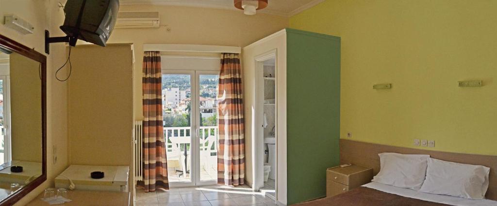 TV a/nebo společenská místnost v ubytování Hotel Miramare