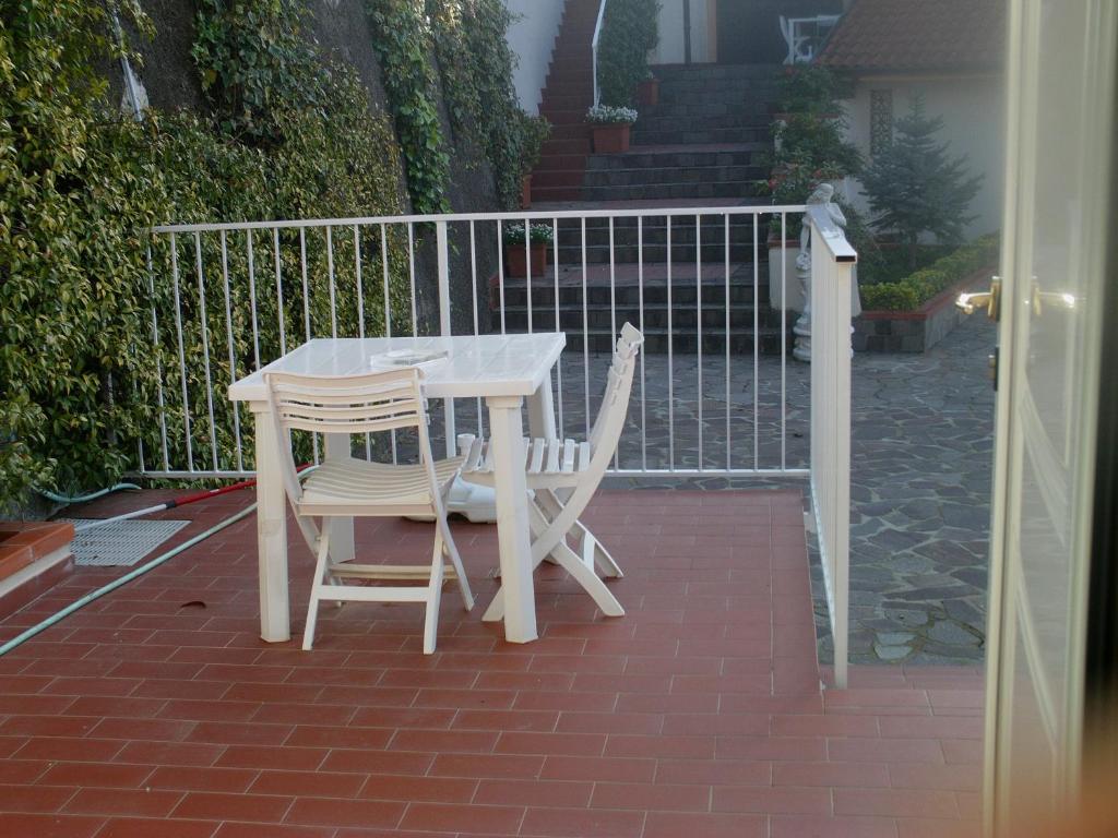 Balkón nebo terasa v ubytování Affittacamere Le Meridiane