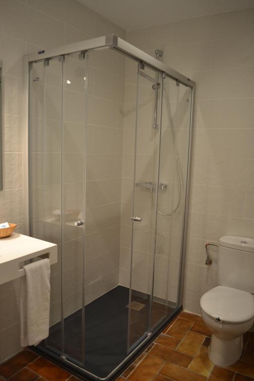 Koupelna v ubytování Hotel S´Aguarda