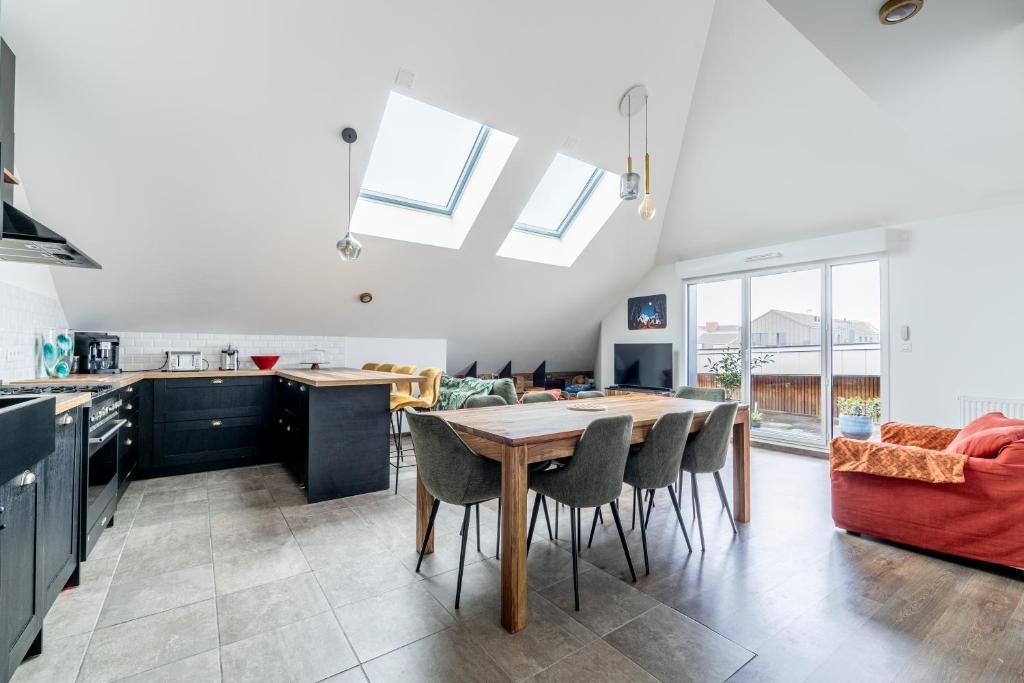 Photo de la galerie de l'établissement Le Sésame - Wifi, Central, Terrasse, Moderne, à Nantes