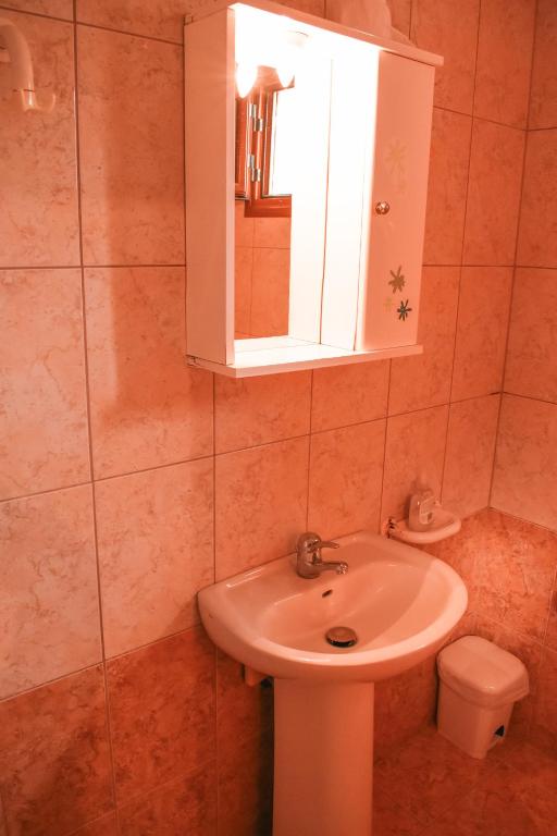 Koupelna v ubytování Cactus rooms