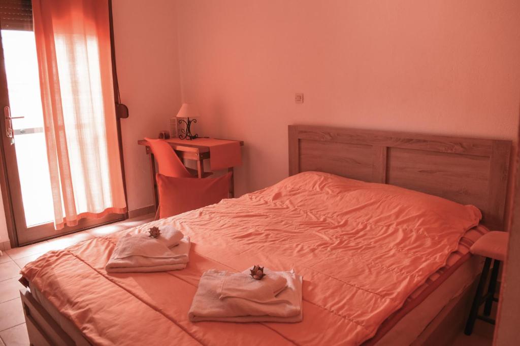 Postel nebo postele na pokoji v ubytování Cactus rooms
