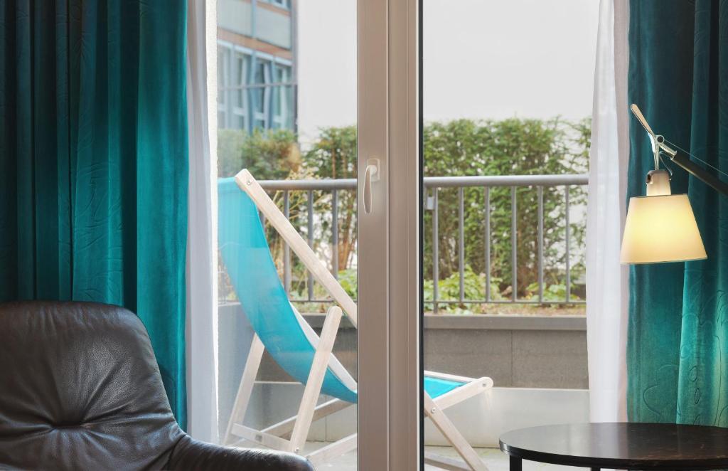 Posezení v ubytování Motel One Frankfurt-Römer