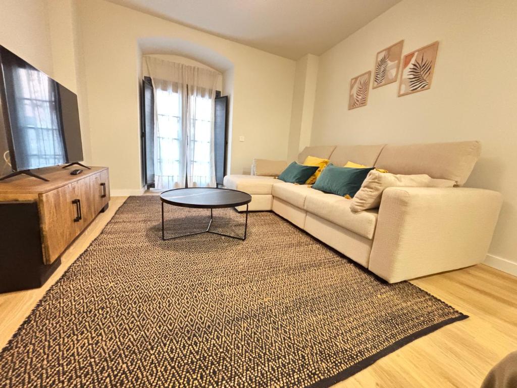 O zonă de relaxare la Apartamentos Catedral I
