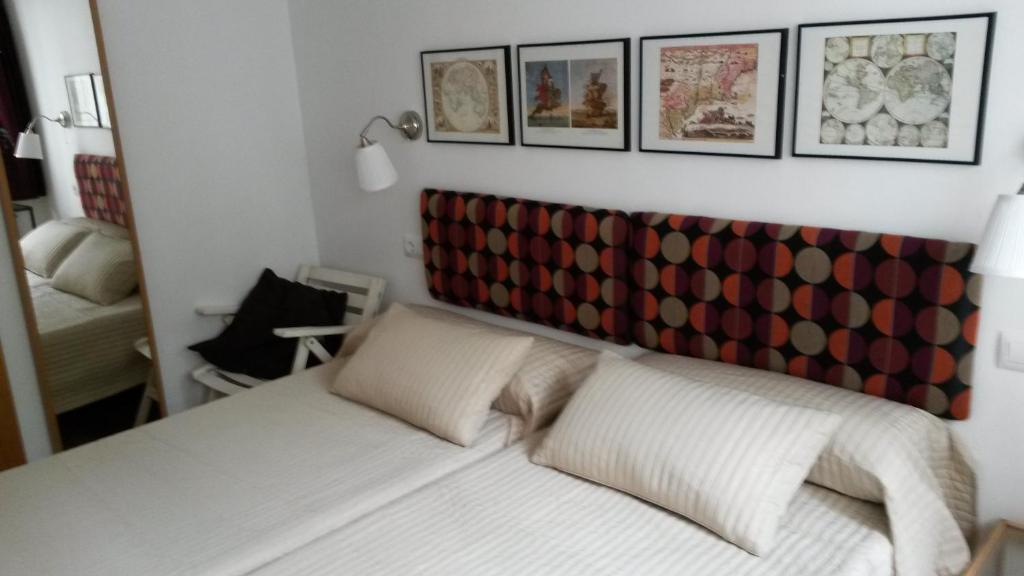 Postel nebo postele na pokoji v ubytování Apartamentos el Camino