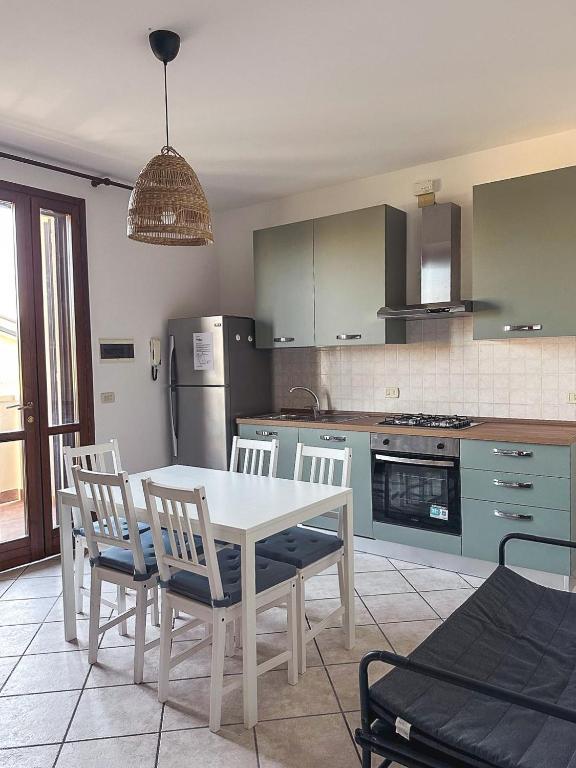Kuchyň nebo kuchyňský kout v ubytování Dullos' House