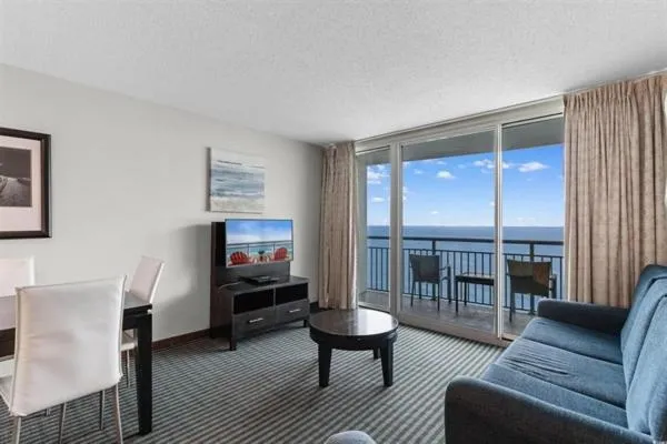 Experience the ultimate beachfront lifestyle at Oceans One 1 Bdr with three queen beds