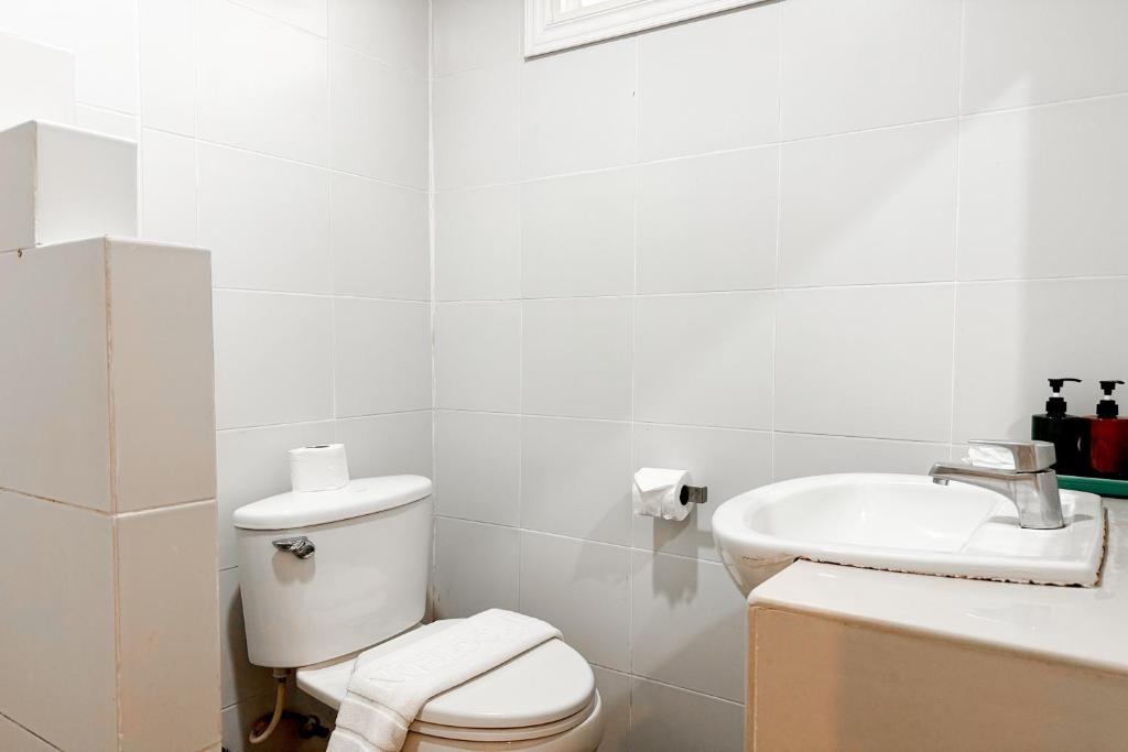Koupelna v ubytování Rasa Boutique Hotel Chiang Rai