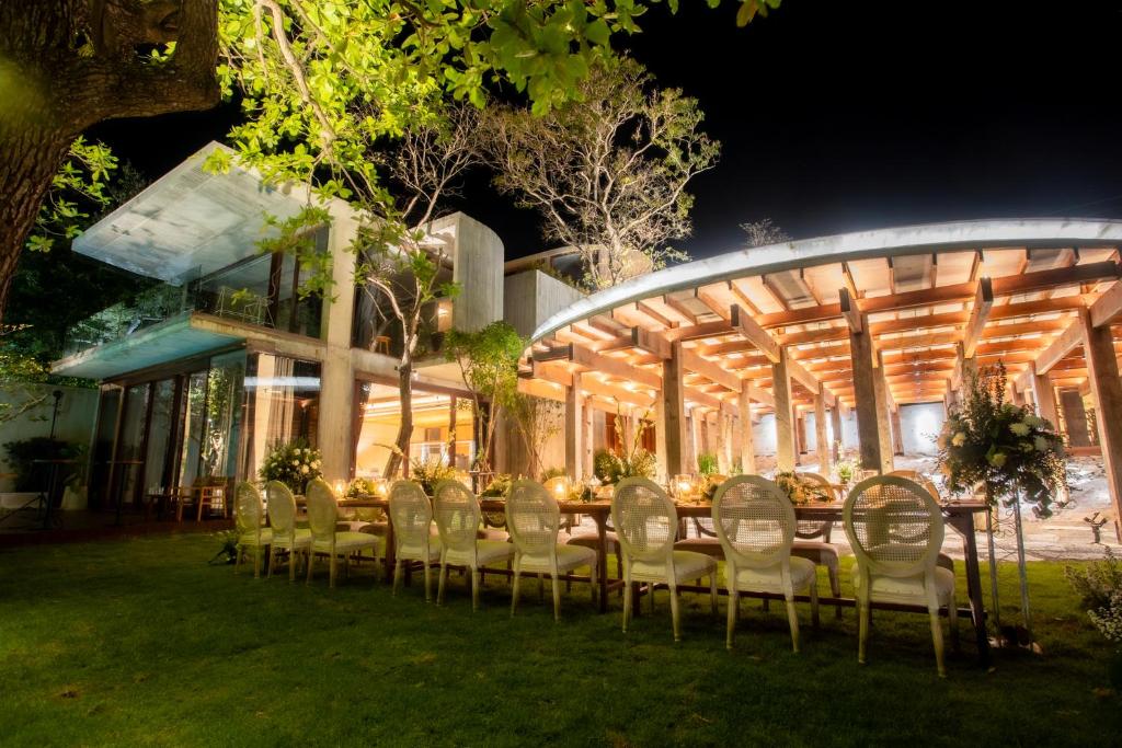 Zahrada ubytování Vows Villa Beachfront