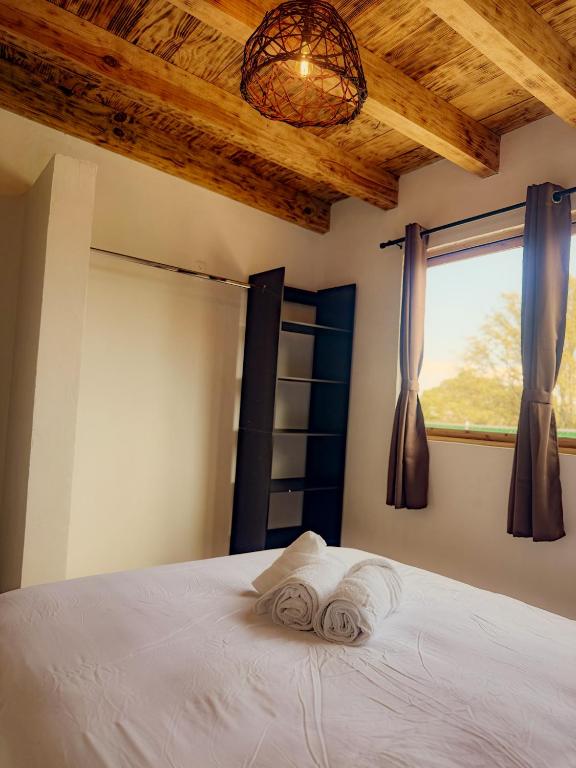 Postel nebo postele na pokoji v ubytování Glamping-Zingo