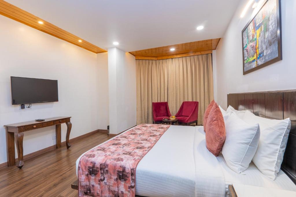 TV a/nebo společenská místnost v ubytování Woodrock Luxury Boutique Hotel