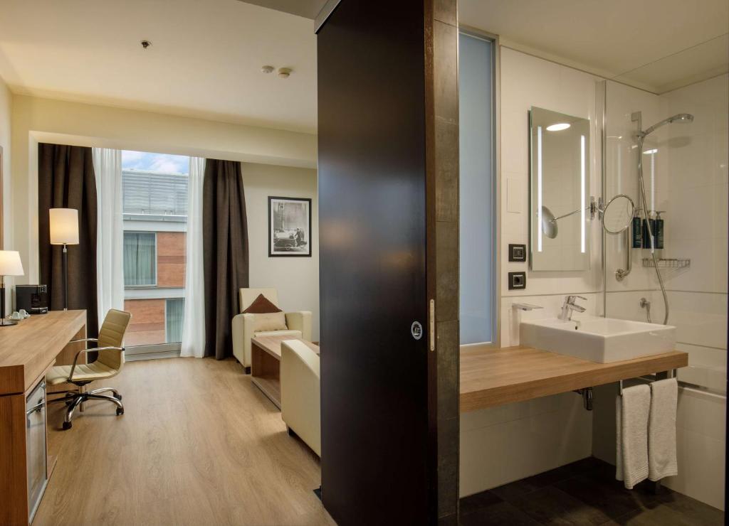 Koupelna v ubytování DoubleTree By Hilton Milan