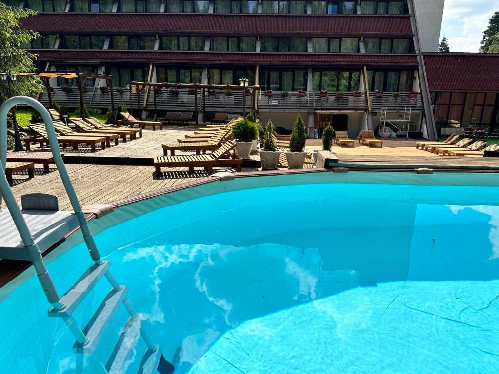 Bazén v ubytování Villas Mura with SPA & Hot Swimming Pool nebo v jeho okolí