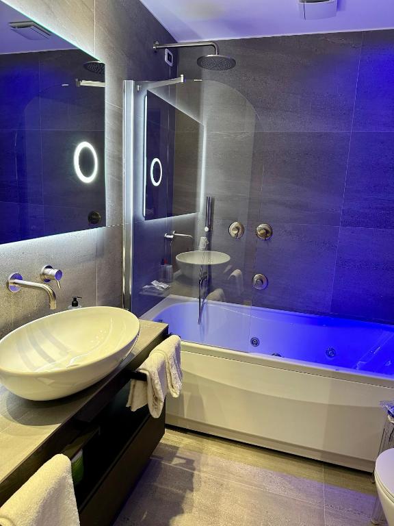 Koupelna v ubytování Park Hotel Ai Pini & Restaurant Ai Pini