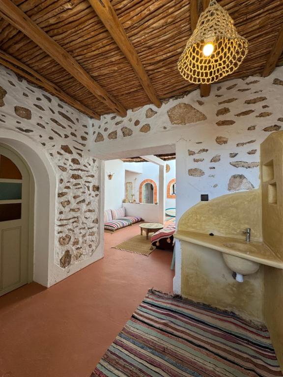 Posezení v ubytování Surf House Lodge