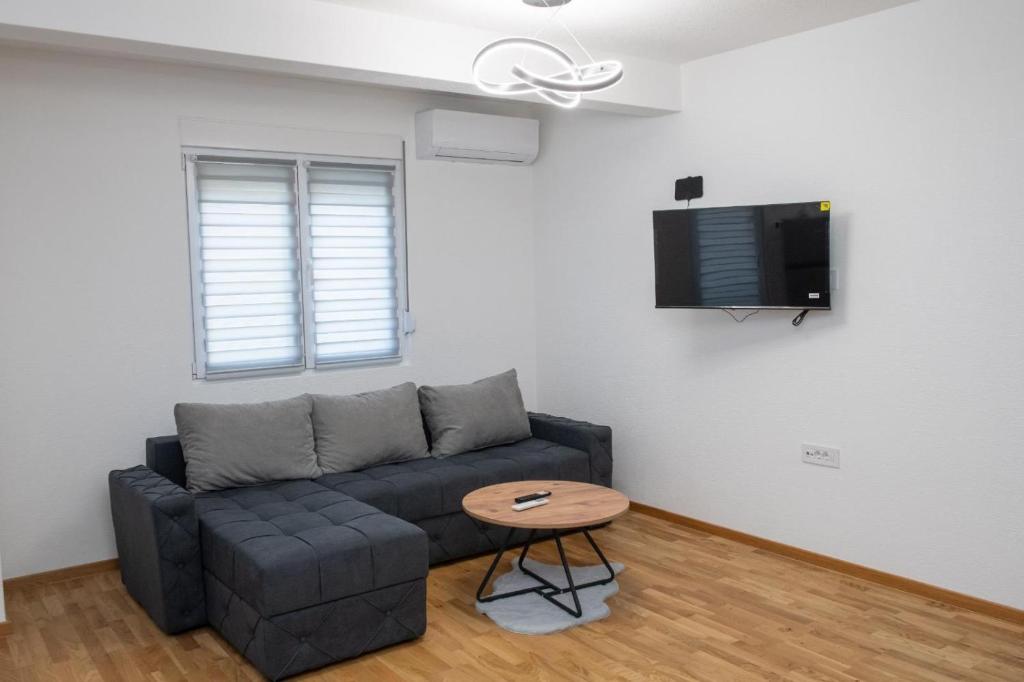 TV a/nebo společenská místnost v ubytování Apartman Tasic