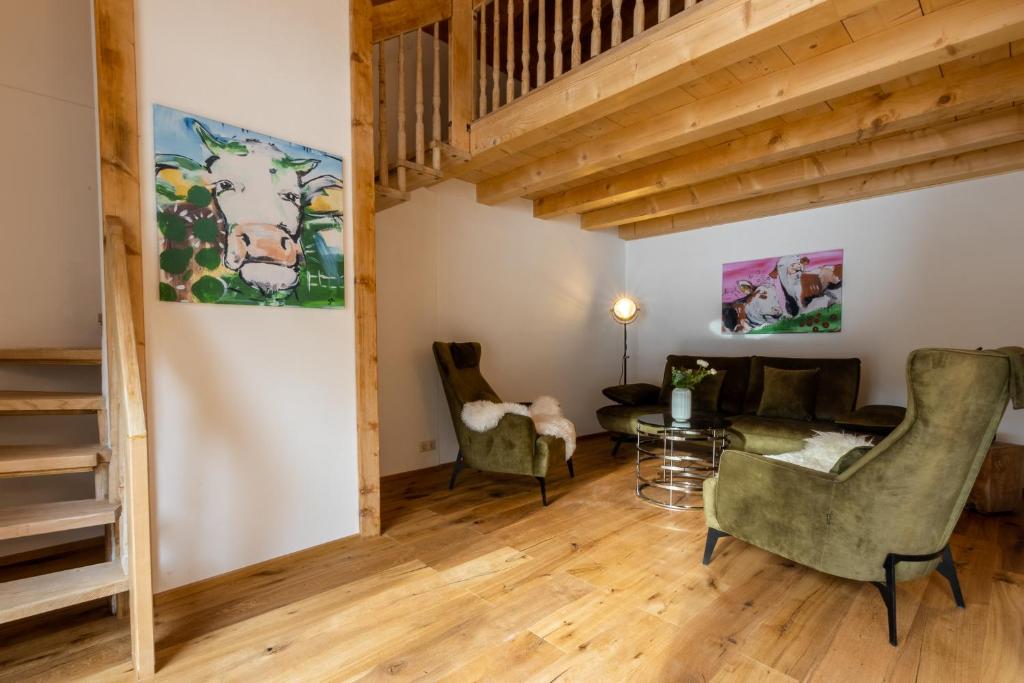 Posezení v ubytování Monte Vita Tirol - Apartments