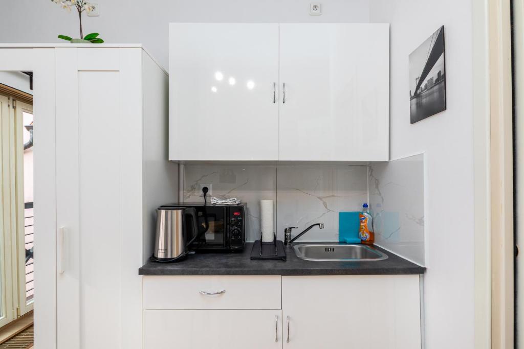 Cucina o angolo cottura di Private Retreat Close to Stations in Praha 3