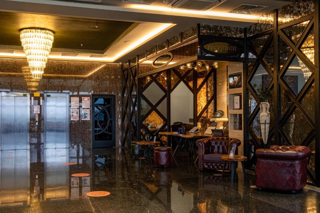 Posezení v ubytování Avec Hotel