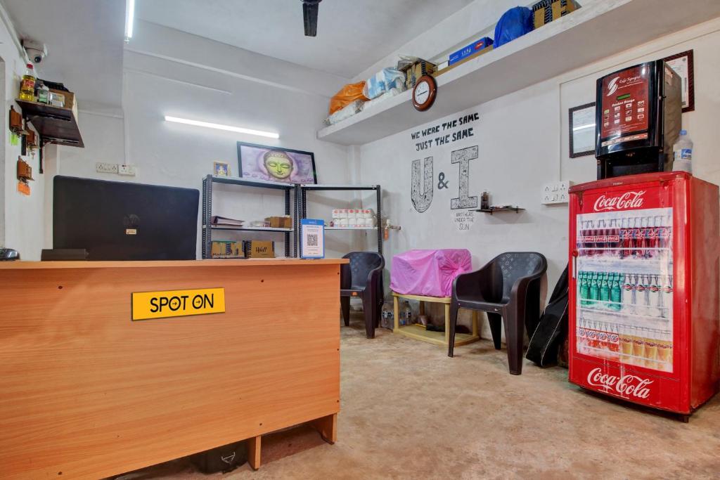 TV a/nebo společenská místnost v ubytování Hotel O U & I LIVINGS
