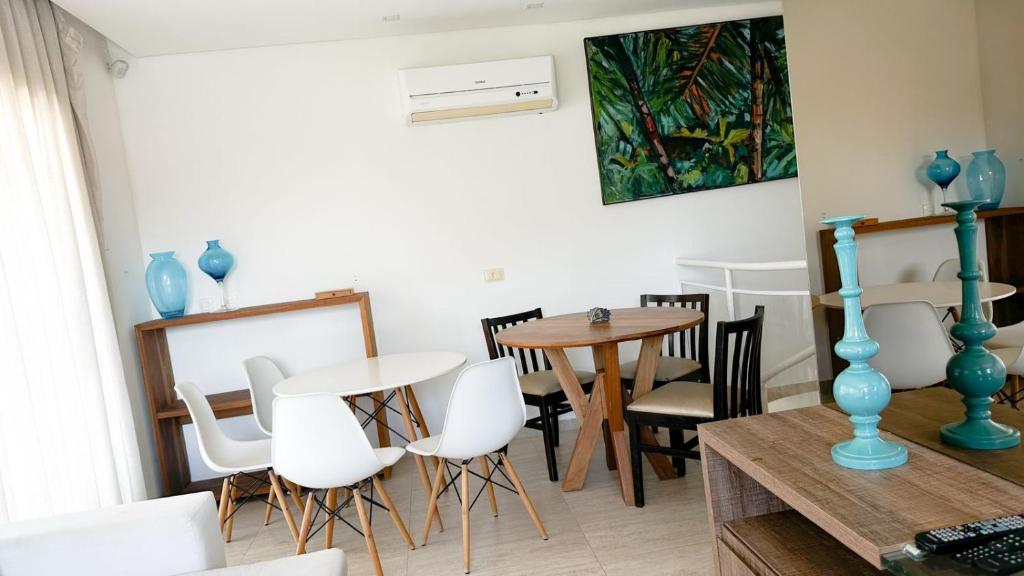 Χώρος καθιστικού στο Casa e Flat Rio e Praia
