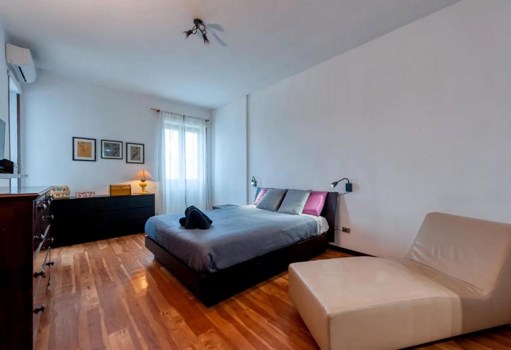 Postel nebo postele na pokoji v ubytování Salesiani rooms