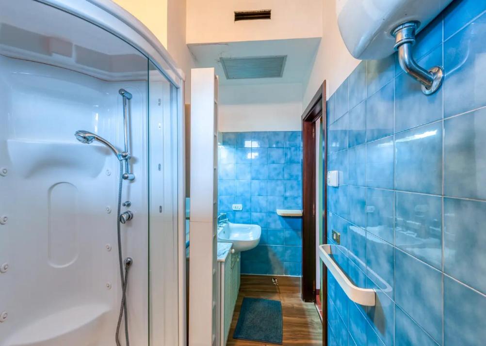 Koupelna v ubytování Salesiani rooms