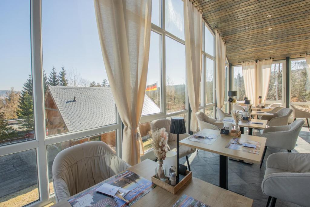 Posezení v ubytování Ferien Residenz Thüringer Wald