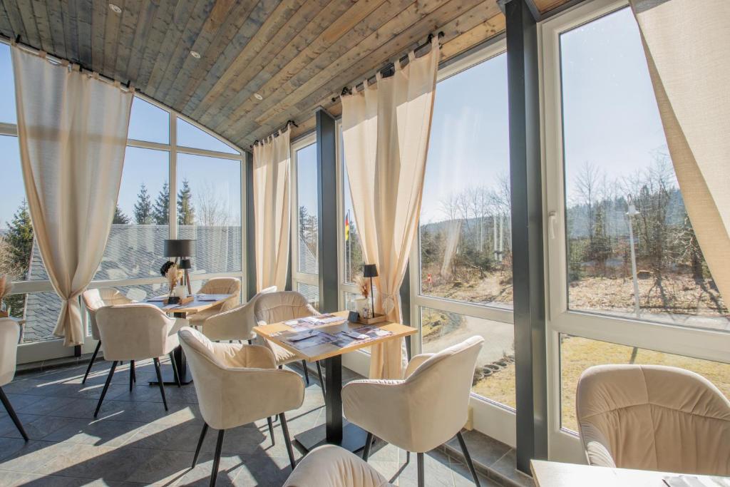 Posezení v ubytování Ferien Residenz Thüringer Wald