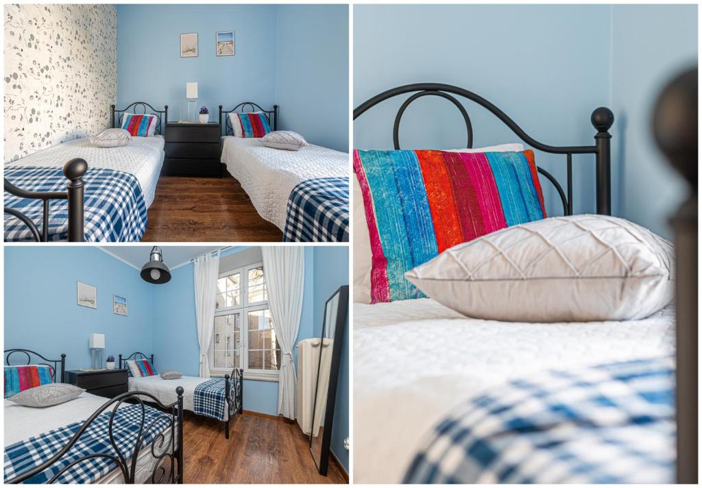 Posteľ alebo postele v izbe v ubytovaní Długa Comfort Apartments