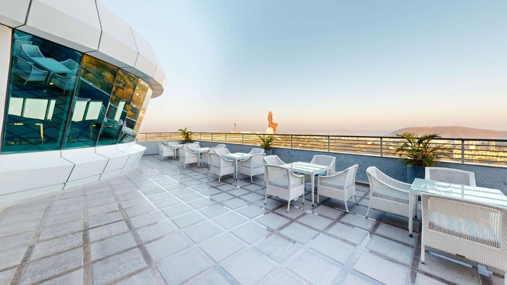 Balkón nebo terasa v ubytování Radisson Hotel Nathdwara
