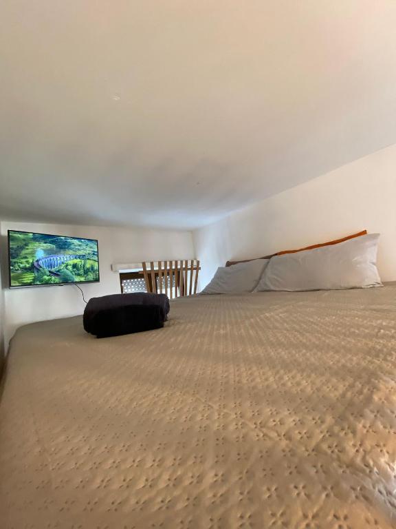 Postel nebo postele na pokoji v ubytování Salesiani rooms