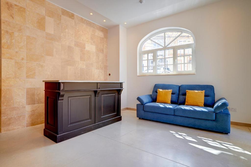 Posezení v ubytování Kirxa Rooms and Suites
