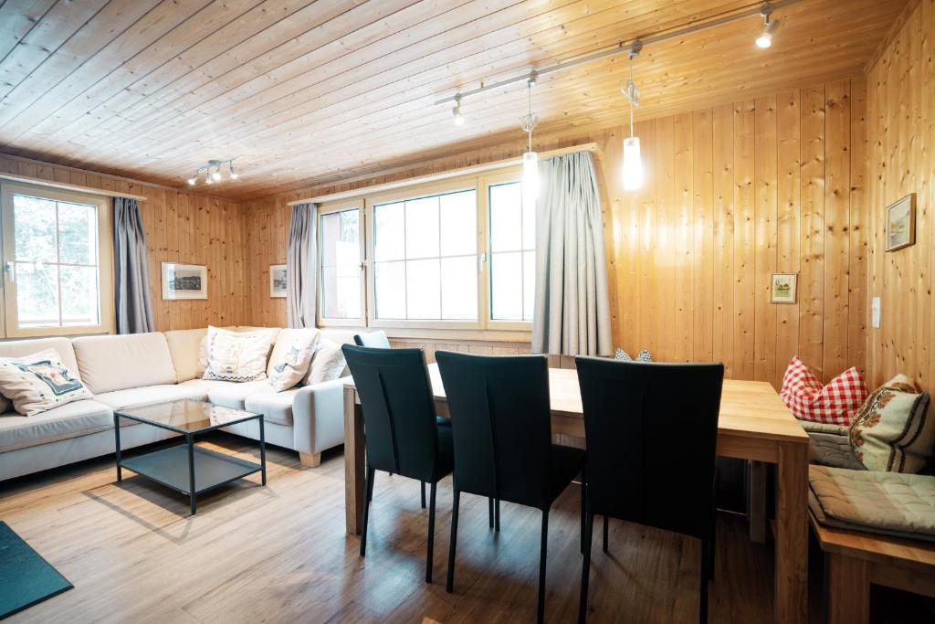 Posezení v ubytování Chalet Chapfwald