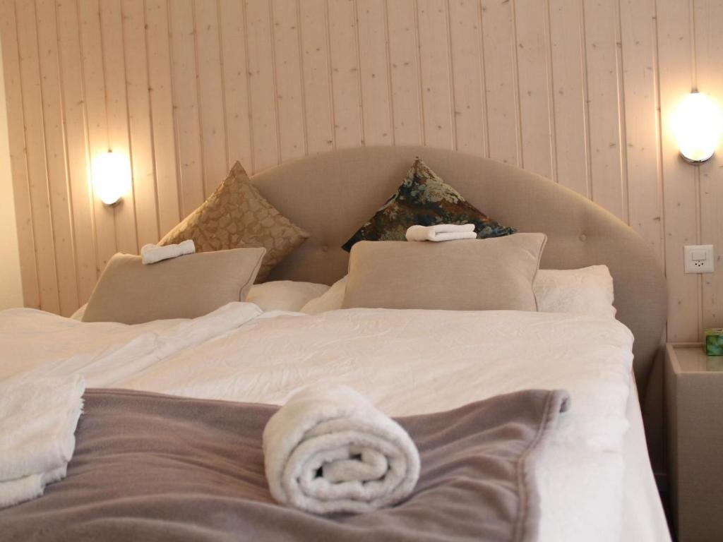 Postel nebo postele na pokoji v ubytování Apartment Cabane 8 by Interhome