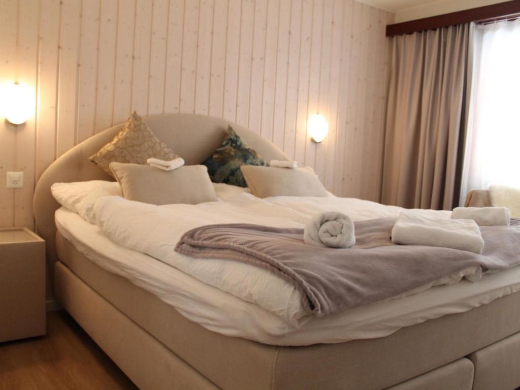 Postel nebo postele na pokoji v ubytování Apartment Cabane 8 by Interhome