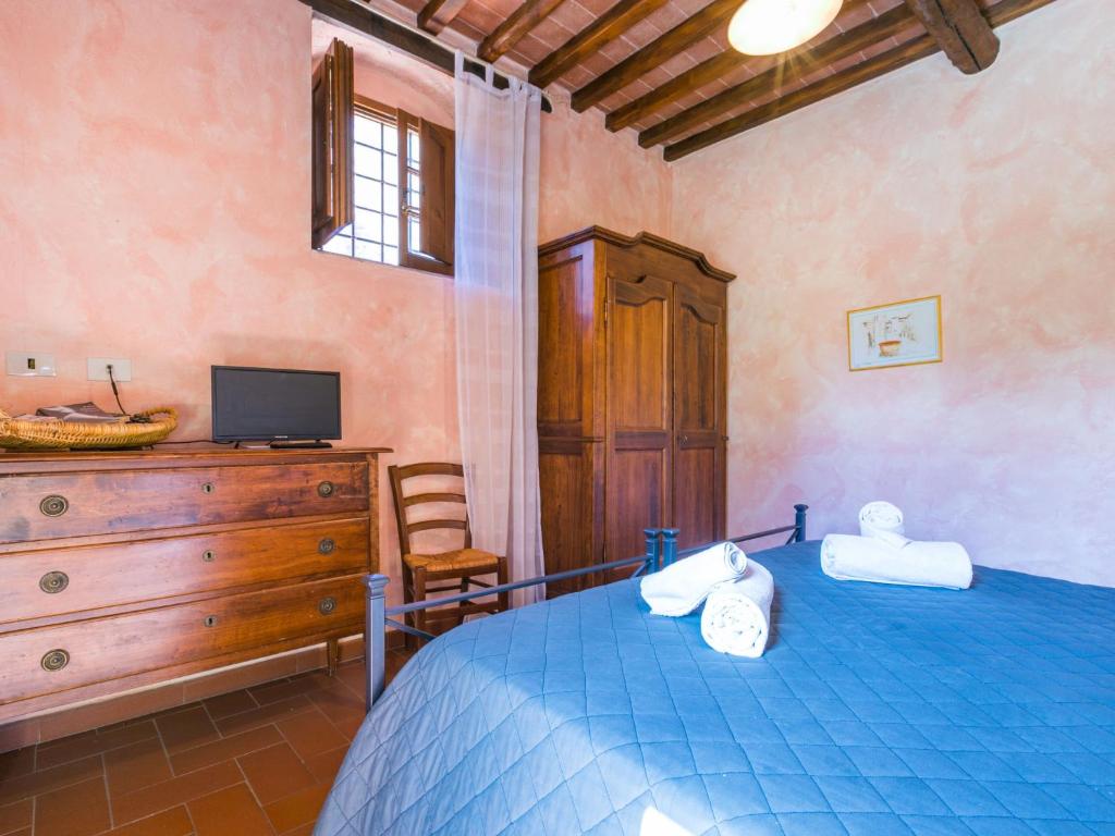 Postel nebo postele na pokoji v ubytování Apartment La Loggia by Interhome