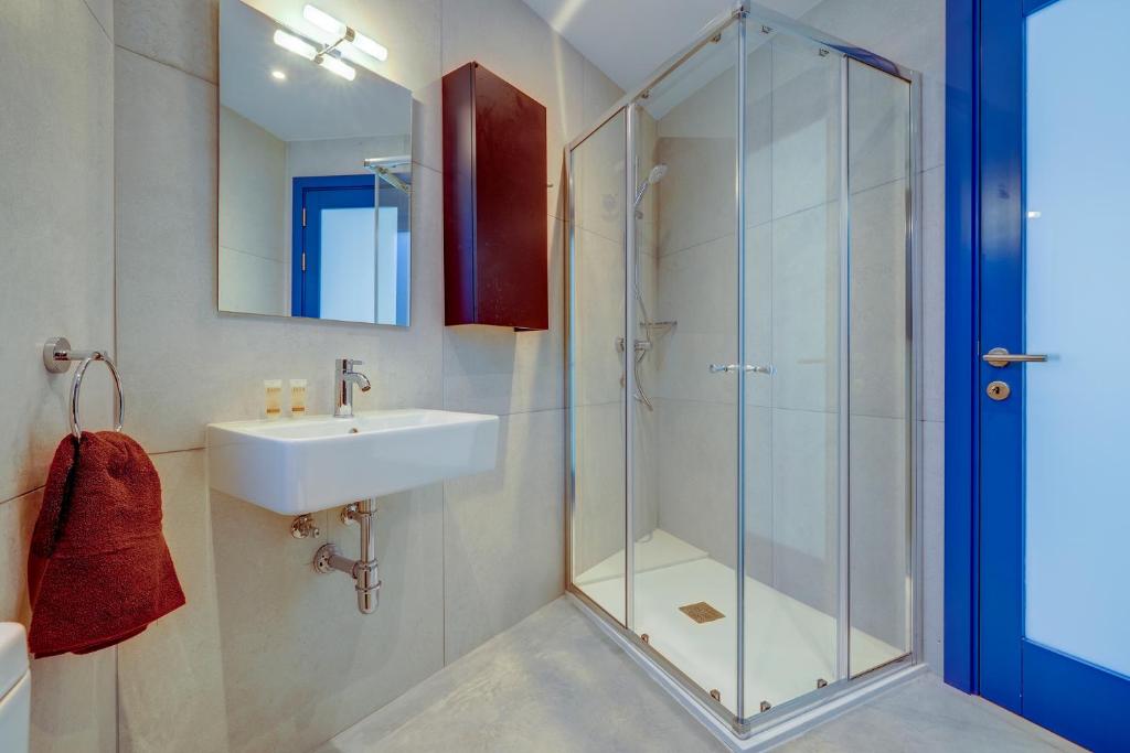 Koupelna v ubytování Kirxa Rooms and Suites