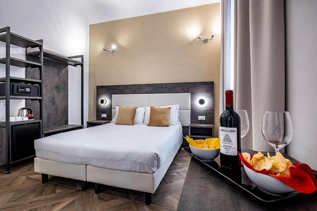 Postel nebo postele na pokoji v ubytování B&B De Biffi