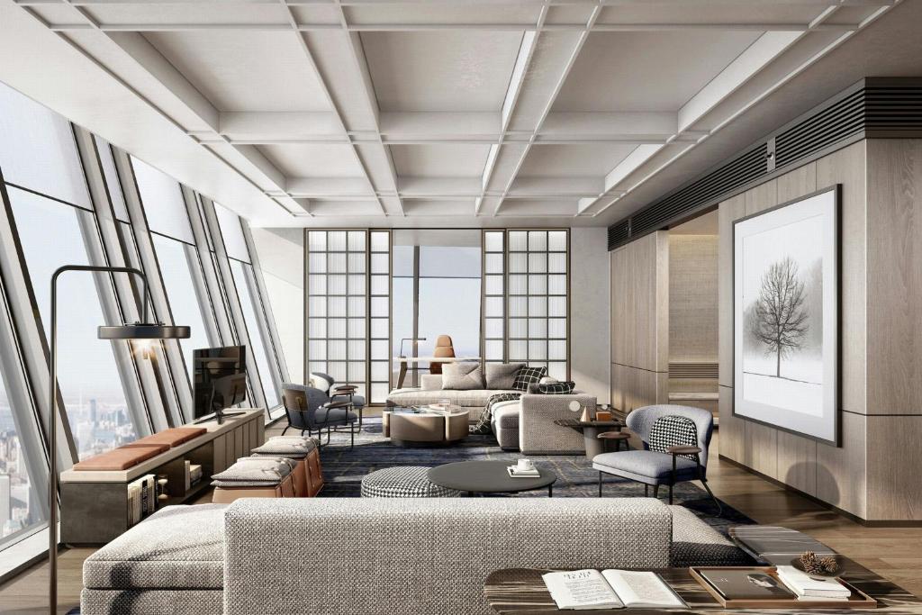 Posezení v ubytování Sheraton Grand Xiamen Jimei