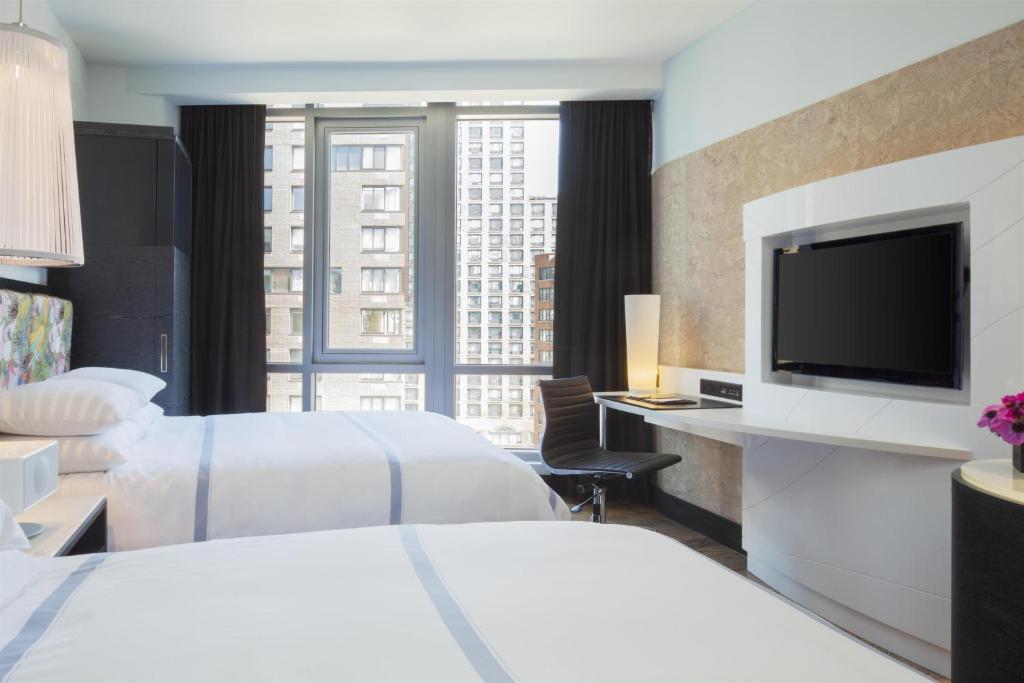 Hyatt Union Square New York - クイーンベッド2本のクイーンルーム