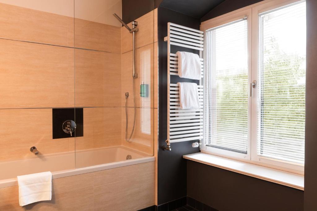 Koupelna v ubytování Hotel Adele am Alex