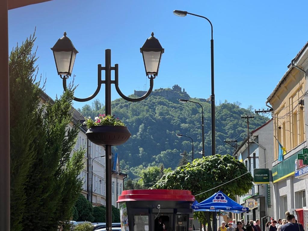 Nespecifikovaný výhled na hory nebo výhled na hory při pohledu z hotelu