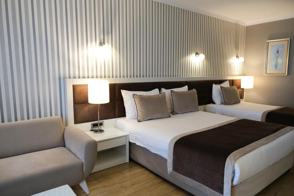 Postel nebo postele na pokoji v ubytování Byotell Hotel Istanbul