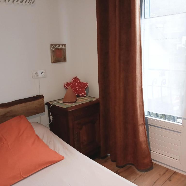Posteľ alebo postele v izbe v ubytovaní Gîte les Bois