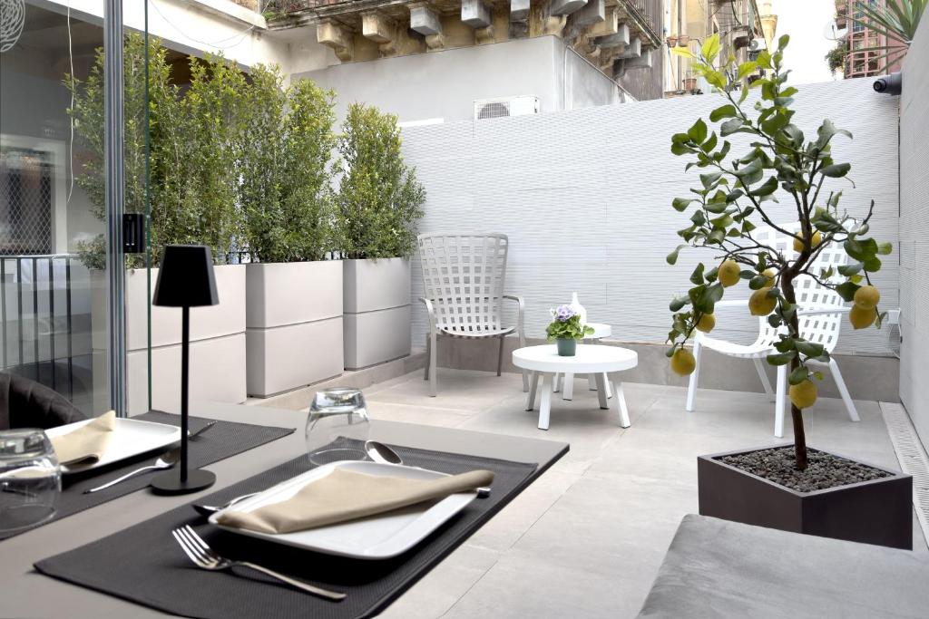 Posezení v ubytování Donna Filomena Luxury Suites