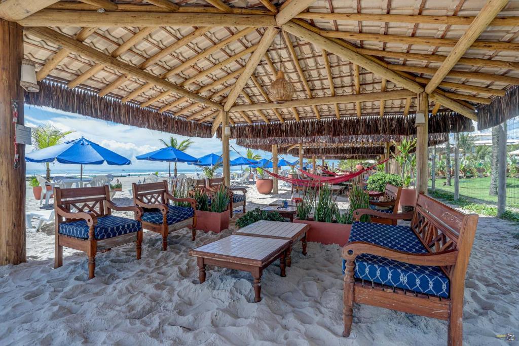 Restaurace v ubytování Hotel Praia do Sol