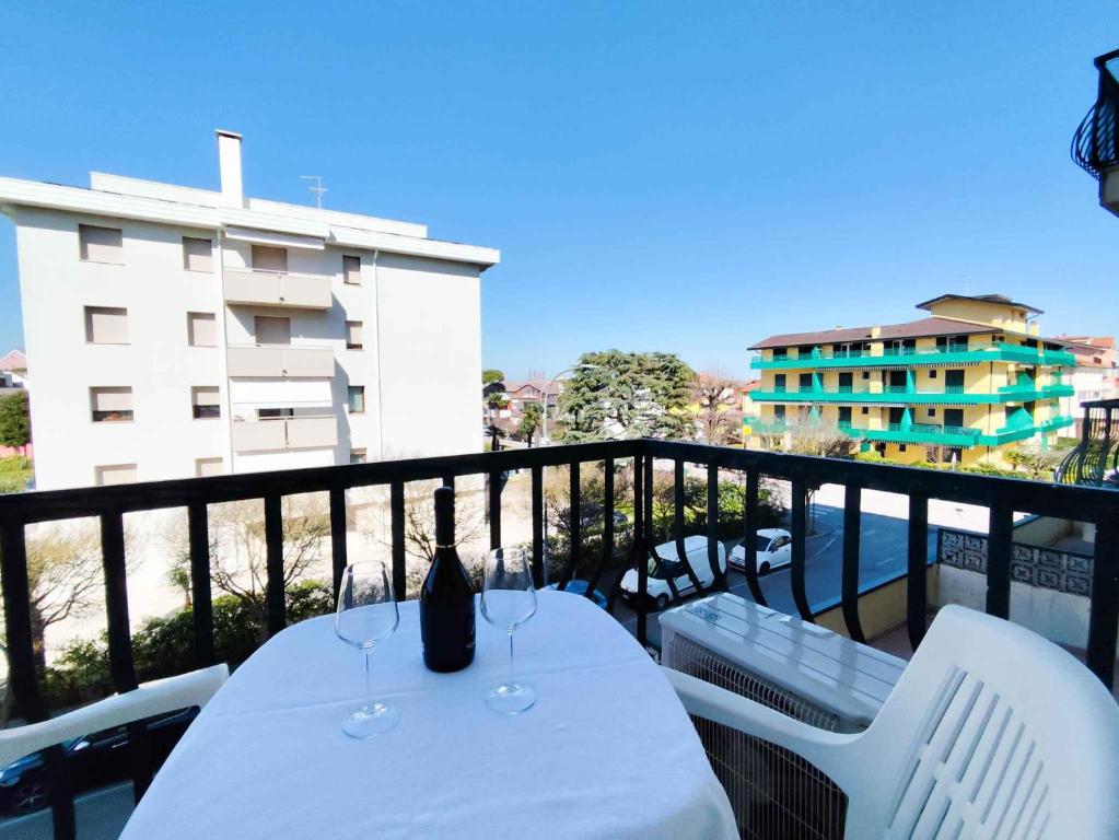 Balkón alebo terasa v ubytovaní Apartment in Lido di Jesolo 25174