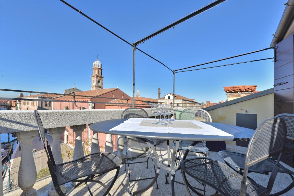 Balkón alebo terasa v ubytovaní Venice Homes & Holidays